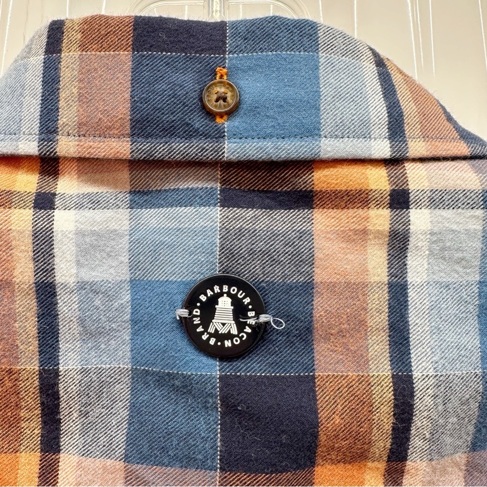 BARBOUR ICEFIELD PLAID BUTTON DOWN SHIRT - Picture 8 of 11